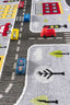 Kinderteppich Verkehr – Grau