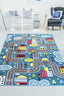 Kinderteppich Verkehr – Blau