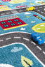 Kinderteppich Verkehr – Blau