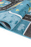 Kinderteppich Verkehr – Blau