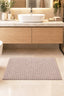 Badematte Linea – Beige – maschinell gewebt, Flor 100 % Polypropylen