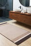 Badematte Linea – Braun