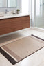 Badematte Linea – Braun – maschinell gewebt, Flor 100 % Polypropylen – Ansicht 3