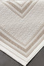 Bettumrandung Bordüre 3-teilig – Beige – maschinell gewebt, Flor 100 % Polyester – Ansicht 3