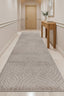 Läufer Wellen – Beige – maschinell gewebt, Flor 100 % Polypropylen