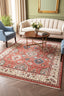Teppich Afgan Medaillon – Terrakotta – maschinell gewebt, Flor 100 % Polypropylen – Ansicht 3