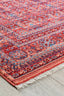 Teppich Afgan Mosaik – Rot – maschinell gewebt, Flor 100 % Polypropylen – Ansicht 2