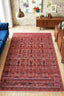 Teppich Afgan Mosaik – Rot – maschinell gewebt, Flor 100 % Polypropylen – Ansicht 3