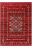 Teppich Afgan Rahmen – Rot – maschinell gewebt, Flor 100 % Polypropylen – Ansicht 6