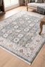 Teppich Afife – Grau – maschinell gewebt, Flor 100 % Polyester