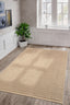 Teppich Fava – Beige – maschinell gewebt, Flor 100 % Polypropylen