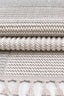 Teppich Korya – Grau-Creme – maschinell gewebt, Flor 100 % Polyester – Ansicht 3