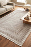 Teppich Latin – Beige – maschinell gewebt, Flor 100 % Polyester