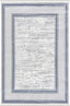 Teppich Latin – Creme-Blau – maschinell gewebt, Flor 100 % Polyester – Ansicht 2