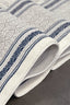Teppich Latin – Creme-Blau – maschinell gewebt, Flor 100 % Polyester – Ansicht 5