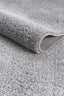 Teppich Necko – Grau – maschinell gewebt, Flor 100 % Polyester