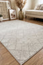 Teppich Patrin Raute – Creme – maschinell gewebt, Flor 100 % Polyester