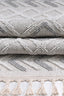 Teppich Polka – Weiß-Grau – maschinell gewebt, Flor 100 % Polyester – Ansicht 3