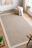 Teppich Rahmen Fischgrat – Taupe