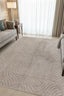 Teppich Wellen – Beige – maschinell gewebt, Flor 100 % Polypropylen