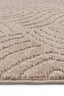 Teppich Wellen – Beige – maschinell gewebt, Flor 100 % Polypropylen – Ansicht 2