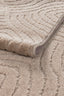 Teppich Wellen – Beige – maschinell gewebt, Flor 100 % Polypropylen – Ansicht 4