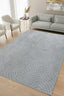Teppich Wellen – Grau – maschinell gewebt, Flor 100 % Polypropylen
