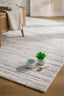 Teppich Softy Streifen – Beige-Grau